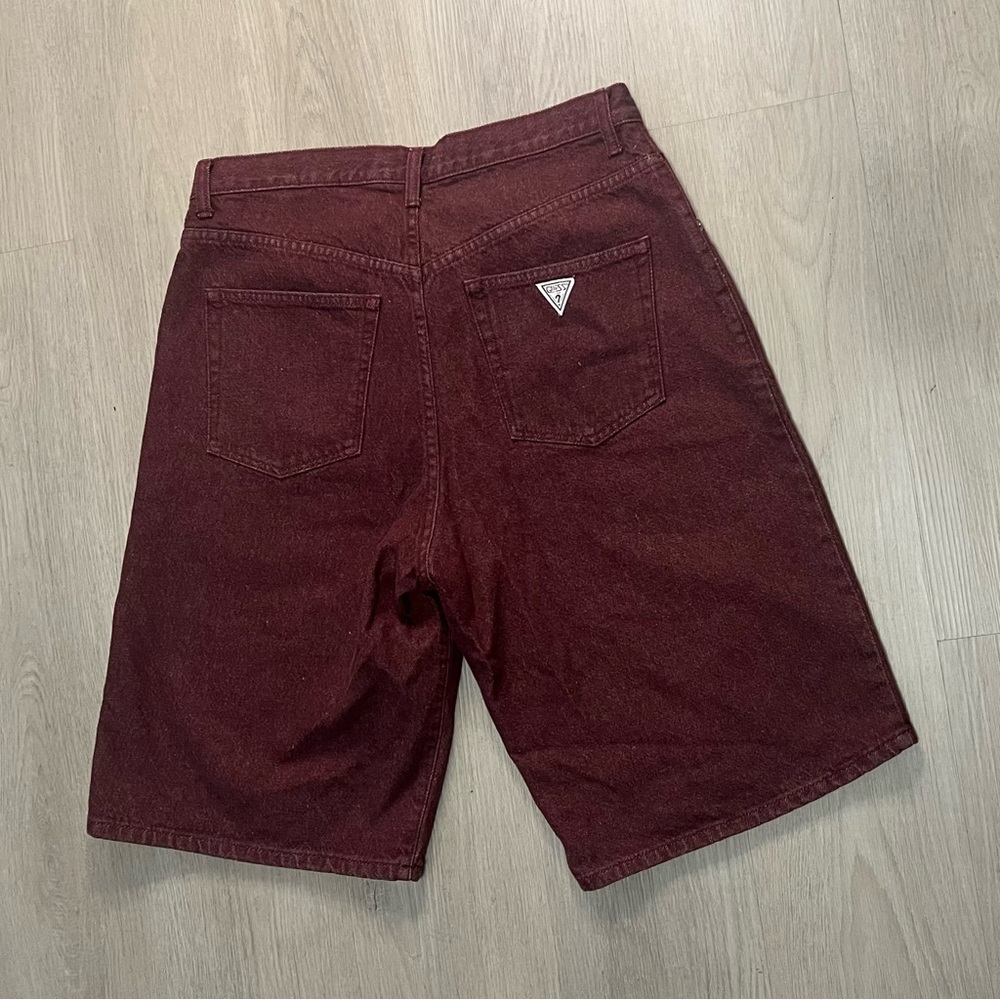 Vintage Guess Jeans by Georges Marciano Denim (Jean) Shorts Burgundy